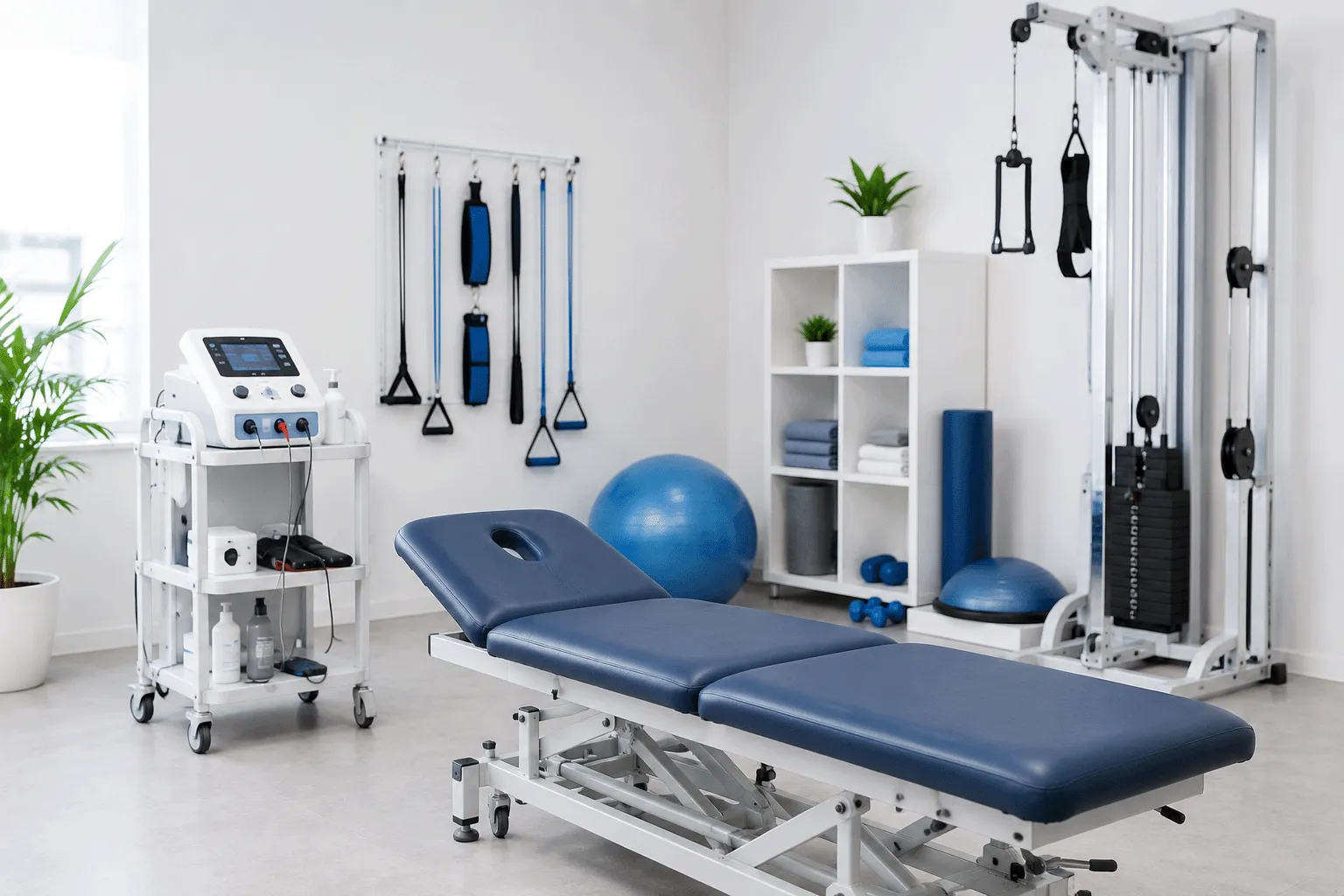 Physiotherapy equipment for recovery and rehabilitation