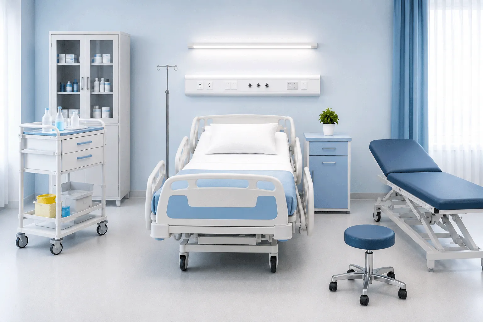 Medical furniture for care and workflow